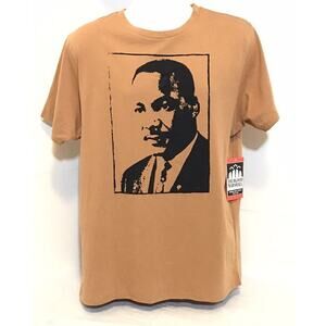 Martin Luther King Graphic T-shirt Brown Size Large 42/44 NEW
